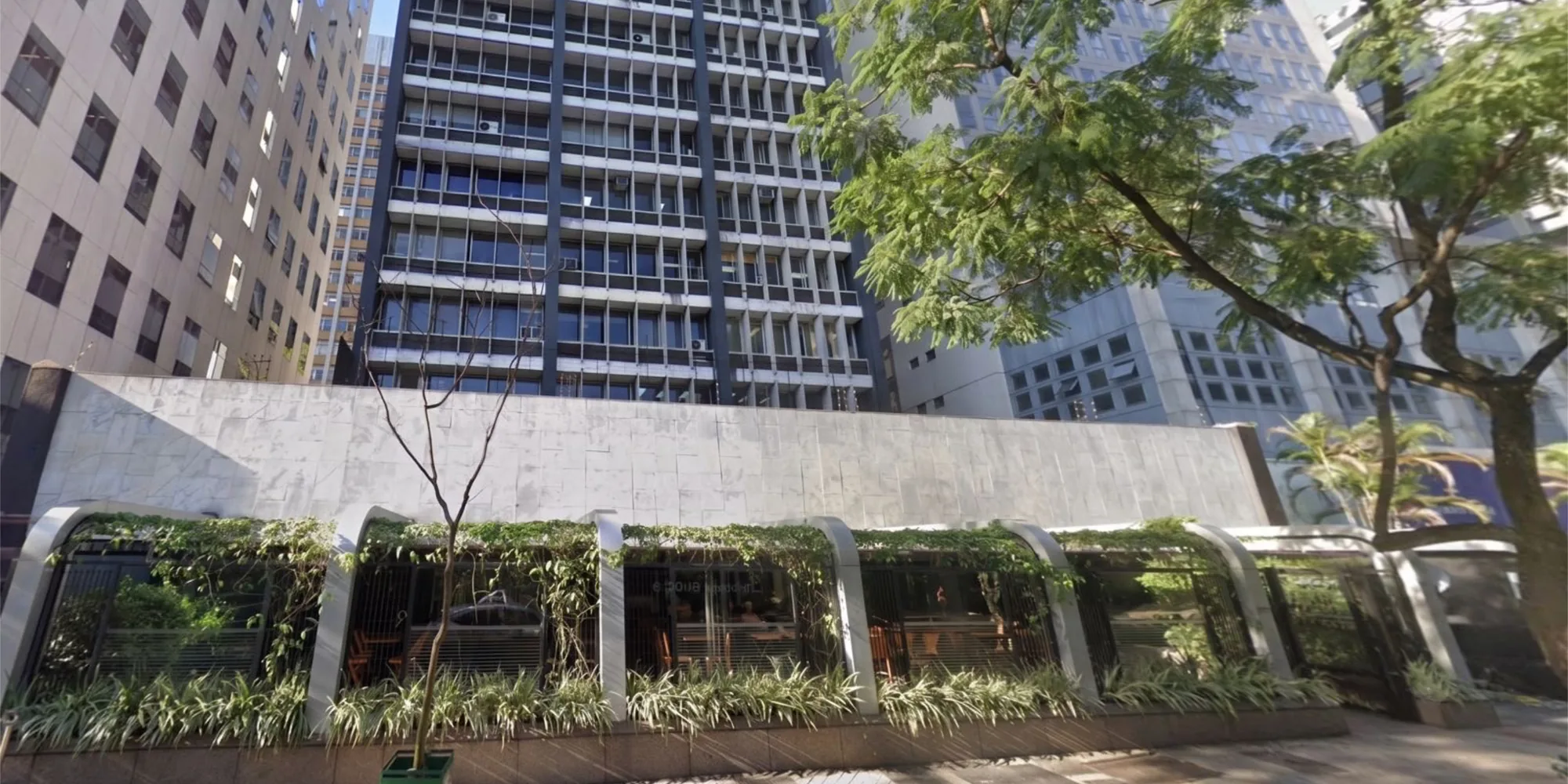 Fachada do edifício-sede em São Paulo